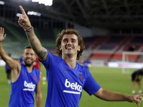 Griezmann lo vio adelantado y le clavó un golazo a ter Stegen en la práctica del Barcelona