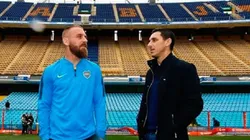 Burdisso le dio a De Rossi la más tierna de las bienvenidas: "Hoy me toca recibirte en mi casa"