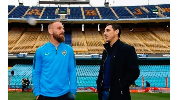 Burdisso le dio a De Rossi la más tierna de las bienvenidas: "Hoy me toca recibirte en mi casa"