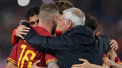 Foto de los jugadores de La Roma.