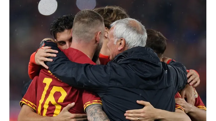 Foto de los jugadores de La Roma.