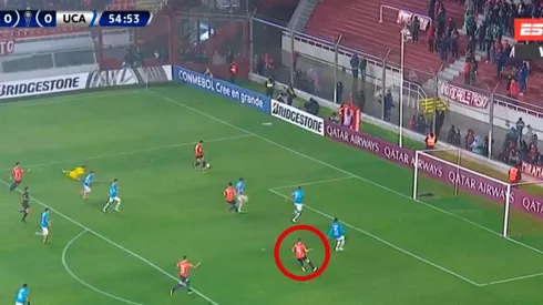 Miño limpió, Cecilio tiró el centro y Pablo Hernández metió el primero de Independiente