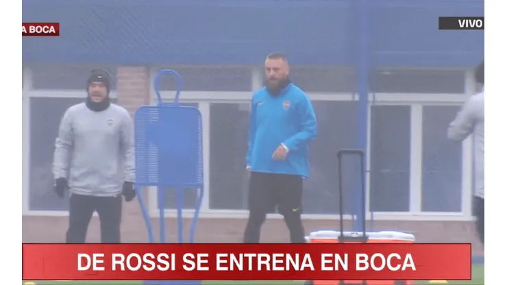 Foto de De Rossi, jugador de Boca.