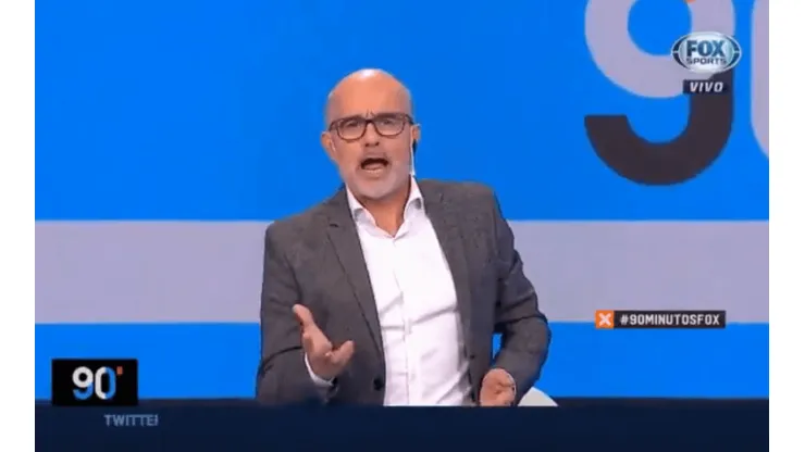 Arcucci arrancó con su editorial gritando "¡Esto es Boca!"