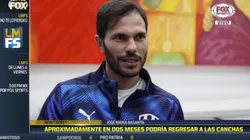 Basanta confirmó cuánto le falta para volver a jugar en Monterrey