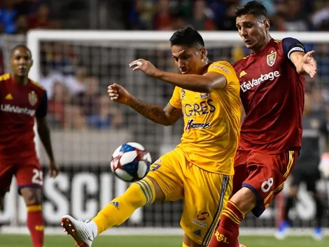 Con un golazo de Edu Vargas, Tigres superó a Real Salt Lake y tendrá revancha con América en las semis