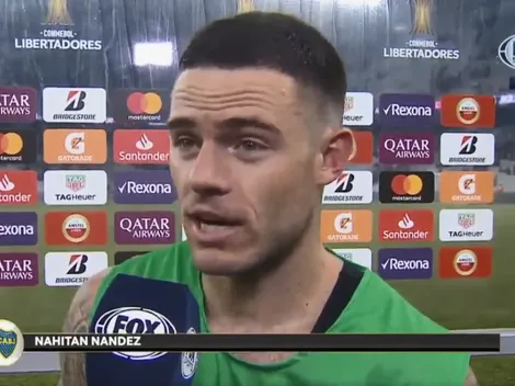 Nández la rompió toda y se empezó a despedir de Boca con un mensaje para los hinchas