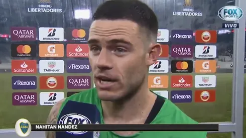 Nández la rompió toda y se empezó a despedir de Boca con un mensaje para los hinchas