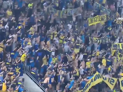 Locales en Brasil: el festejo de los jugadores y los hinchas de Boca tras el triunfo