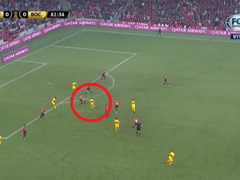 Gol de Boca: Mac Allister metió una pared y la clavó en el ángulo