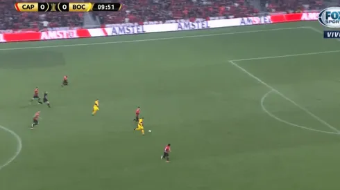 Wanchope sorprendió, ganó en velocidad y tuvo el gol de Boca en un mano a mano