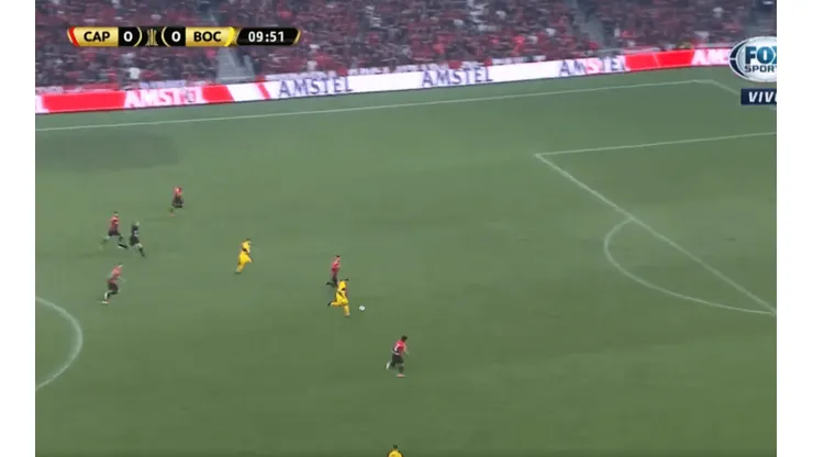 Wanchope sorprendió, ganó en velocidad y tuvo el gol de Boca en un mano a mano