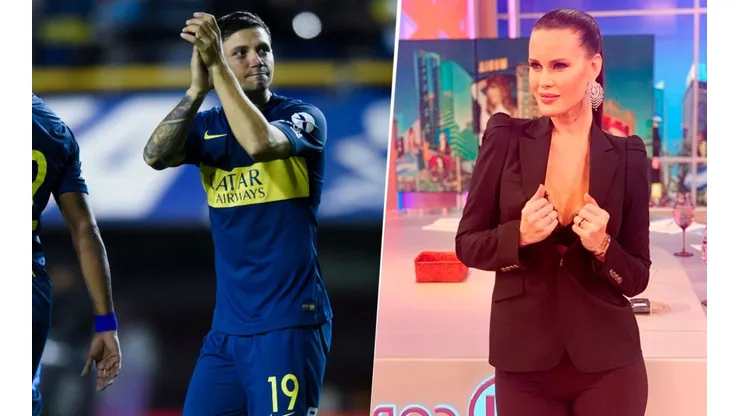 Zarate mostró cómo le queda la nueva de Boca, Natalie Weber no se aguantó y le comentó