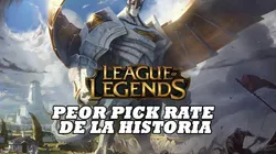 Galio rompe el récord de Ivern como el peor pick rate de la historia de League of Legends