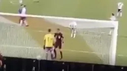 Filmó el penal de Suárez y antes de que patee tiró: "Este gol es para los hinchas de Boca"