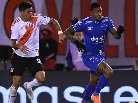 Tras jugar ante River, un jugador de Cruzeiro dijo tener a Enzo Pérez como referente