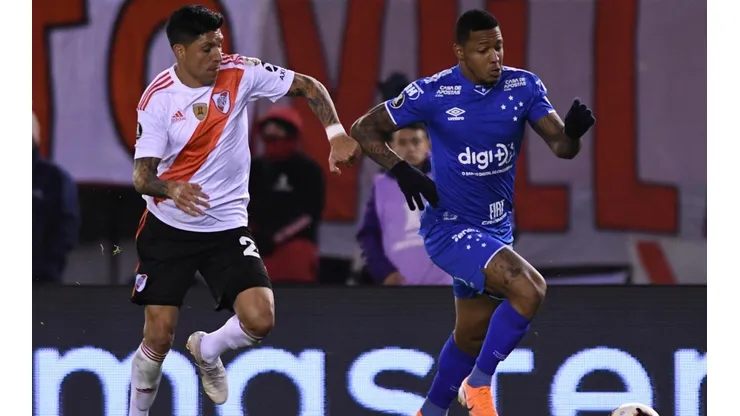 Tras jugar ante River, un jugador de Cruzeiro dijo tener a Enzo Pérez como referente