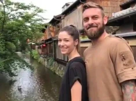 La mujer de De Rossi subió un video con él a nada de su llegada a Boca
