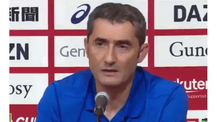 Foto de Ernesto Valverde, entrenador de Barcelona.