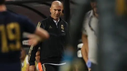 Foto de Zinedine Zidane, entrenador de Real Madrid.