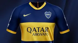 Foto de la camiseta de Boca.