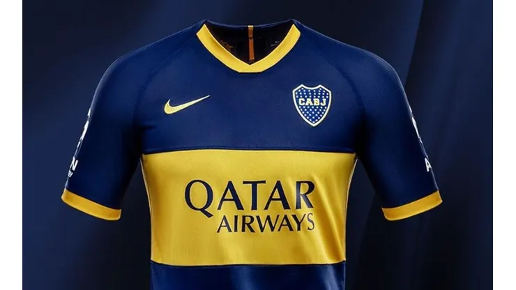 Foto de la camiseta de Boca.