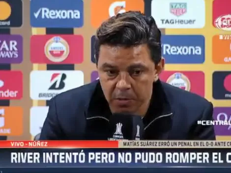 El reclamo de Gallardo con el VAR: "¿Cómo se les pasó eso?"