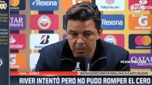 El reclamo de Gallardo con el VAR: "¿Cómo se les pasó eso?"