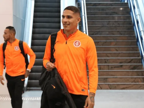 Paolo Guerrero viajó a Montevideo para jugar la Copa Libertadores contra el Nacional de Uruguay