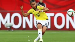 Yoreli Rincón, jugadora del Junior de Barranquilla femenino.