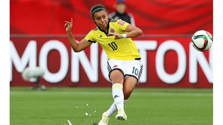 Yoreli Rincón, jugadora del Junior de Barranquilla femenino.