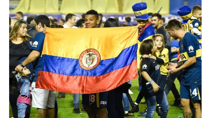 FranK Fabra, futbolista colombo-argentino de Boca Juniors.