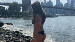 Foto de Ivana Nadal de vacaciones.