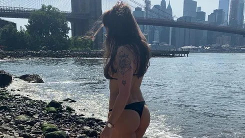 Foto de Ivana Nadal de vacaciones.