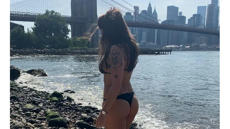 Foto de Ivana Nadal de vacaciones.