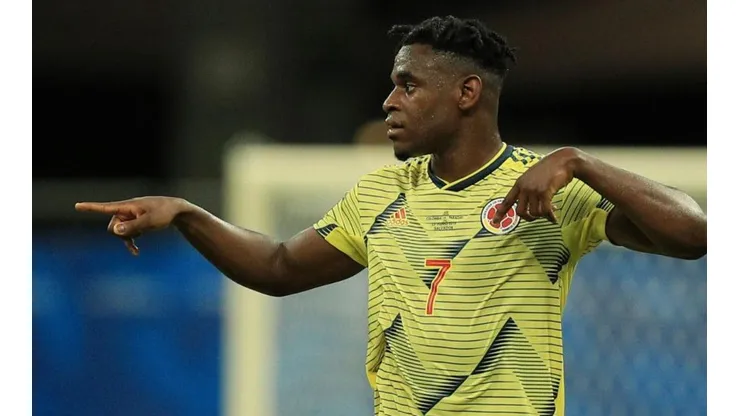 Duván Zapata, jugador del Atalanta de Italia.
