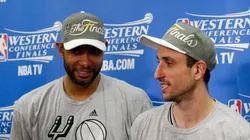 Manu Ginóbili troleó a Tim Duncan por su nuevo trabajo con los Spurs y las redes enloquecieron