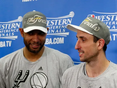 Manu Ginóbili troleó a Tim Duncan por su nuevo trabajo con los Spurs y las redes enloquecieron