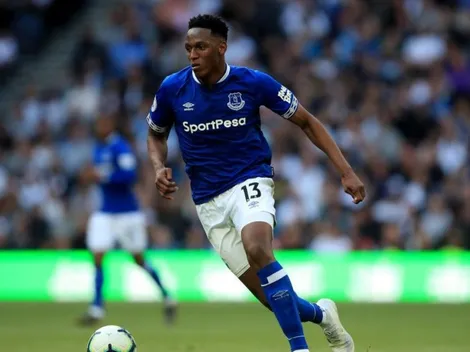 Yerry Mina abandonó su descanso y se sumó a los entrenamientos de Everton