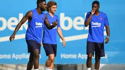 El gesto de Dembélé que prueba que no le cierra el corte de cabello de Griezmann