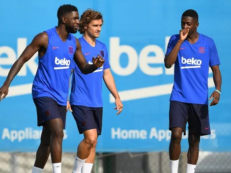 El gesto de Dembélé que prueba que no le cierra el corte de cabello de Griezmann