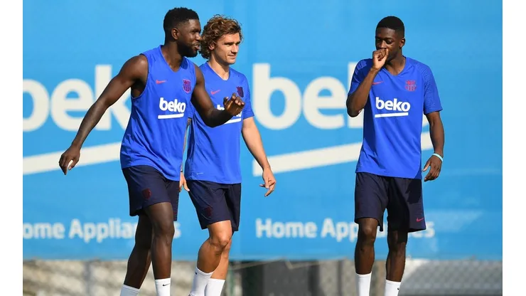 El gesto de Dembélé que prueba que no le cierra el corte de cabello de Griezmann