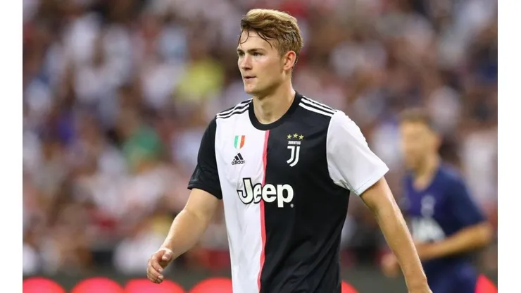 Matthijs de Ligt con la camiseta de la Juventus.