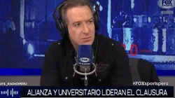 Fleischman está en Fox Sports Radio Perú.