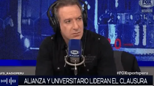 Fleischman está en Fox Sports Radio Perú.