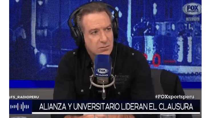 Fleischman está en Fox Sports Radio Perú.