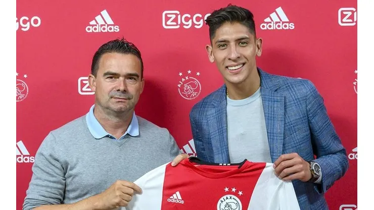 Edson Álvarez fue presentado como nuevo jugador del Ajax. (Foto: Twitter oficial de Ajax)