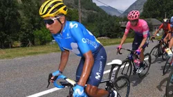 Nairo Quintana, pedalista colombiano del Movistar Team.