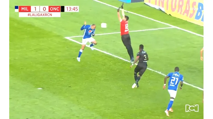La terrible pifia de Once Caldas en el 1-0 de Millonarios en El Campín