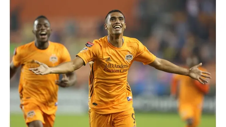 Mauro Manotas, goleador colombiano del Houston Dynamo en la MLS.